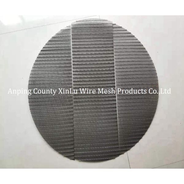 Wedge Wire Wrapped Flat Panel Johnson Screen Mesh for Filtration in Petrochemical Industry