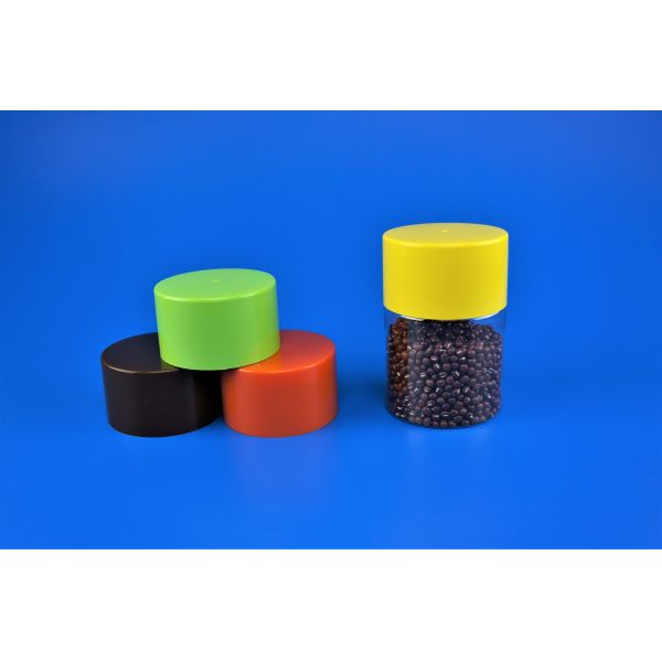 PET Material Empty Plastic Cans Small Capacity With Customized Color Cover