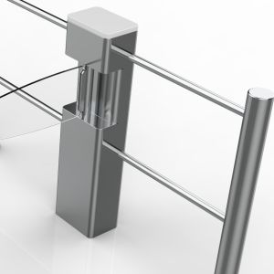 Rotating Turnstile Swing Gate 600mm Passage Width Pedestrian Access Control