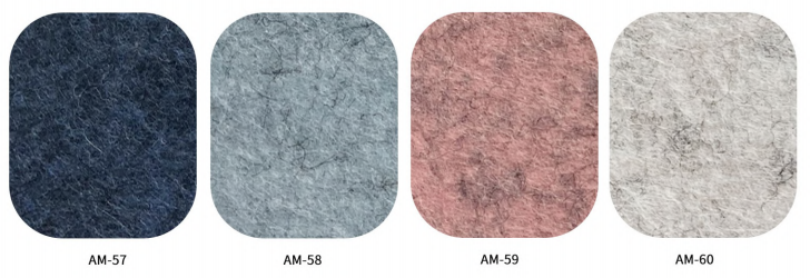 9mm Snow White Acoustic Fiber Board 100% Recyclable Polyester Fiber