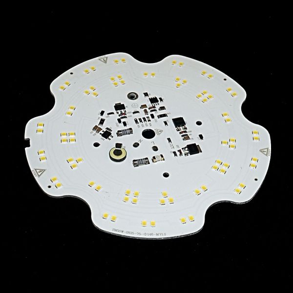 Injection 146*146*2.0mm 50W SMD DOB LED Module UFO Light PCBA