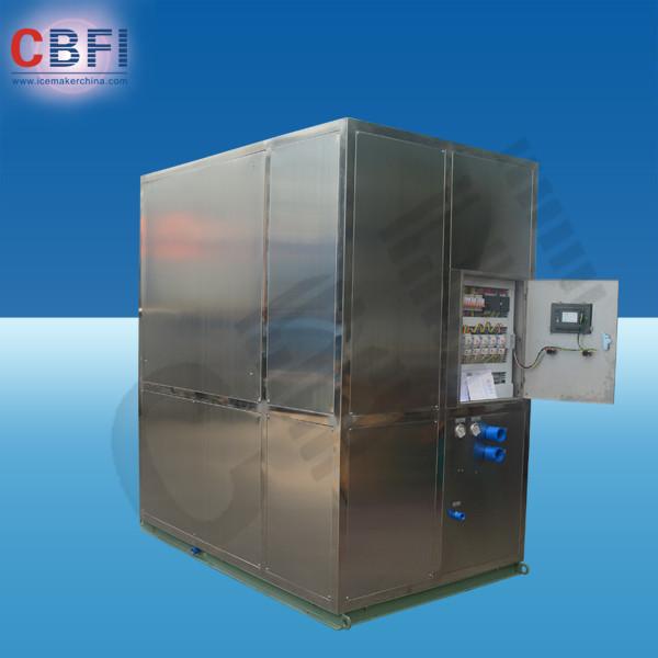 Buy Cold Drink Shops Plate Ice Machine With PLC Central Program Control  at wholesale prices