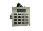 High Performance Metal Keypad With 2 X 16 LCD Display / SPI Bus Brushed Material