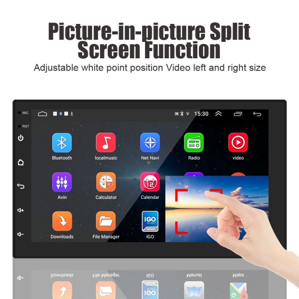 2 DIN Car Radio Android 11.0 GPS Navi for Apple Carplay Android Auto Other Combination