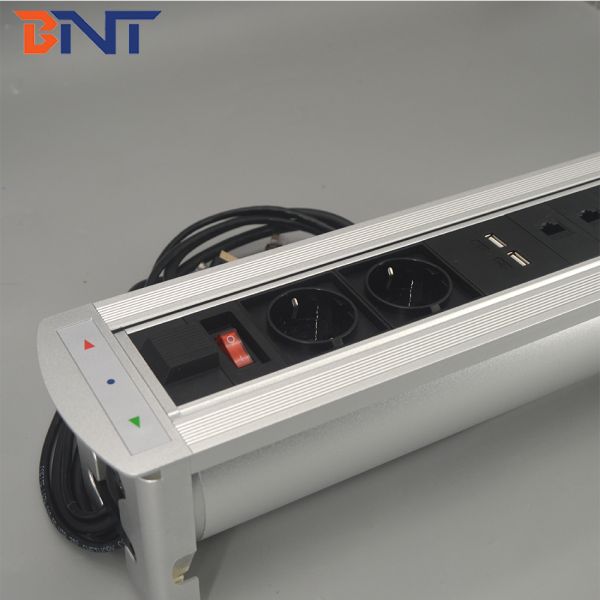 US market flush mount flip up desktop switch socket for conference table