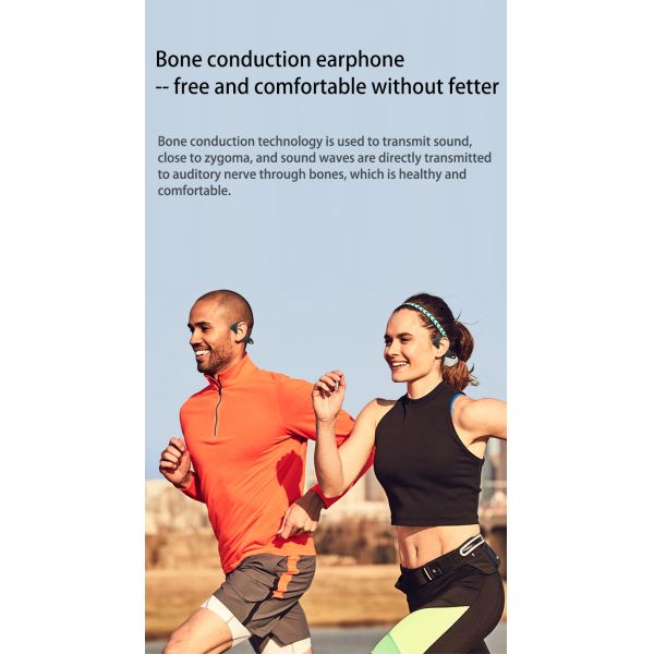 Waterproof None Wired Wireless Pro Sports Bone Conduction Headphones Swimming Tws
