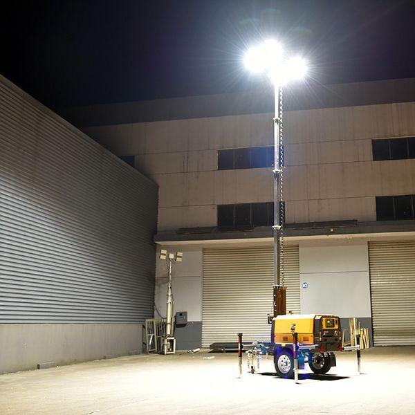 6kw/7.5kw Portable Diesel Light Tower 230VAC / 240VAC Trailer Mounted Light Towers