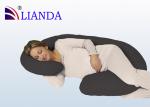 U Shape Maternity Body Pillow , Memory Foam Pregnancy Pillow Polyester / Cotton