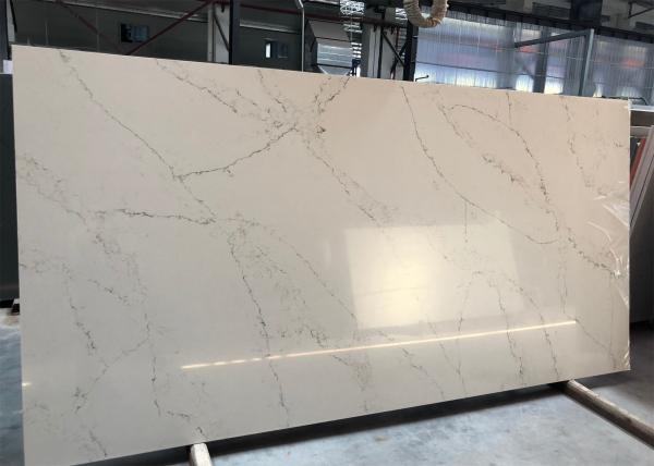 Buy Calacatta Gray Quartz Artificial Quartz Stone Calacatta Gray Quartz Easy Maintain Block Step at wholesale prices