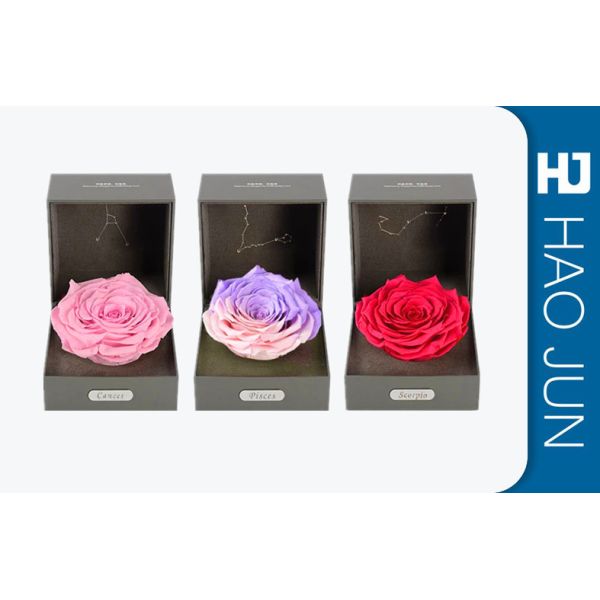 Luxury Custom Printing Design Cardboard Round Flower Boxes With Good Quality