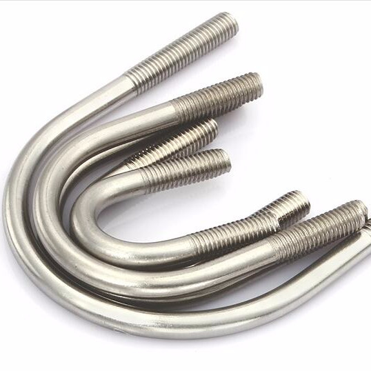 Zinc Plated Size M6-30 Threaded U Bolt Customized Standard For Pipework / Trucks