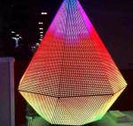 Triangle Dj Club Diy Led Display 3d , Led Video Wall Panel For Stage / Concert /