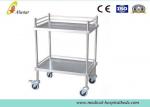 Durable Two Shelves Stainless Steel Medical Trolley Surgical Instrument Trolley