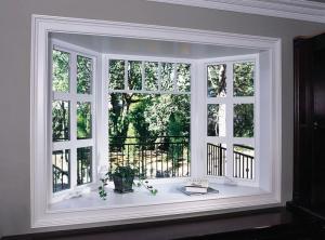 China Balcony Aluminum Section Bay Window Toughened Glass Double Glazed Soundproof on sale