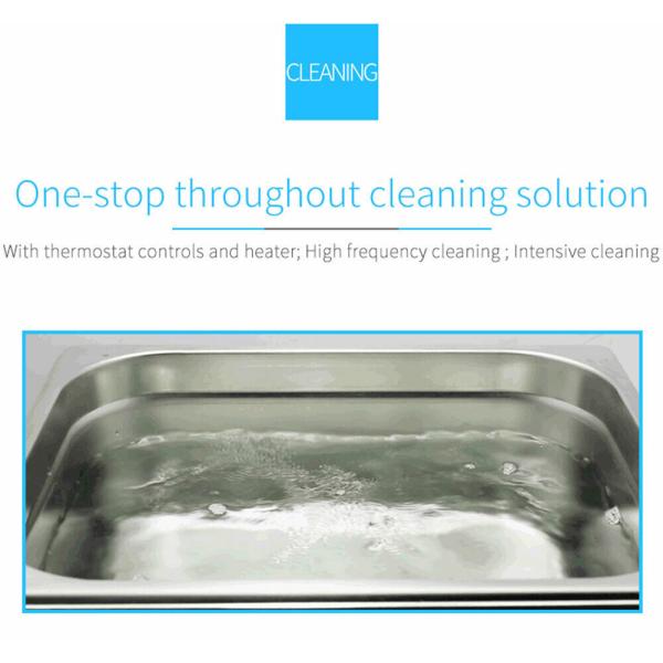 Skymen Ultrasonic Bath For Clearomizer Of E-Cigarette With 200W Heater 1.72 Gallon