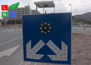 Quality Freestanding IP65 12V 5W Solar Powered LED Signs Lights for Traffic Safety for sale
