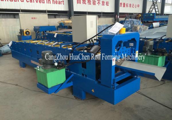 Galvanized Metal Roof Ridge Cap Roll Forming Machine with 2 Years Warranty