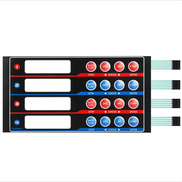 Poly Dome PET Circuit Membrane Switch Customized Silver Paste