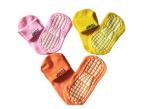 Colorful Customize Non Slip Socks Trampoline Socks Pvc Rubber Bottom Anti - Slip