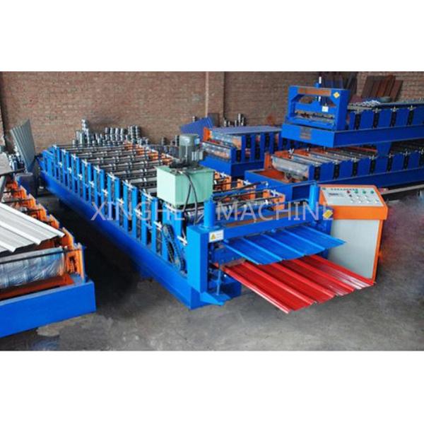 PPGI Steel Double Layer Roll Forming Machine For Making Factory Wall Panel