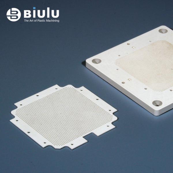 Peek Machining BGA Test Socket Part Aperture 0.05mm Tolerance + / - 0.008