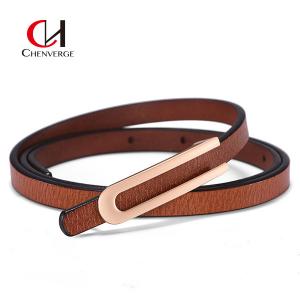Quality Fashion Genuine Leather Belt Casual Small Women With Skirt Customization for sale