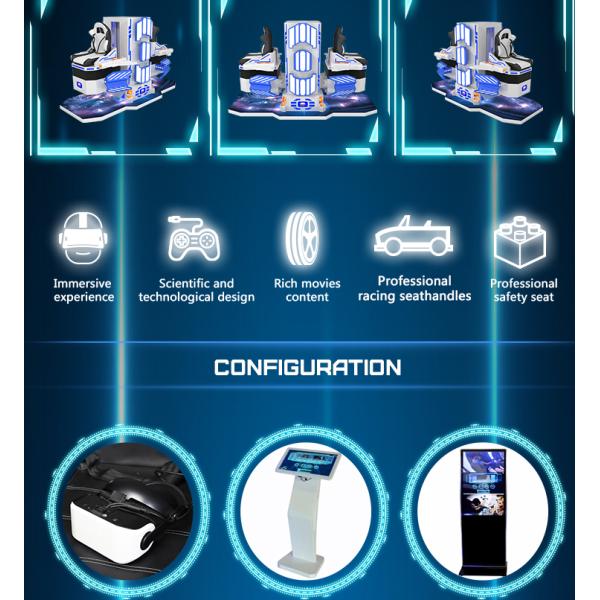 2 Players 9D VR Simulator Jumping Game Amusement Park Virtual Reality