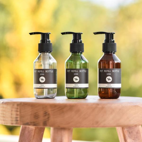 Colorful Empty PET Plastic Drop Bottles 400ml 500ml With Pump