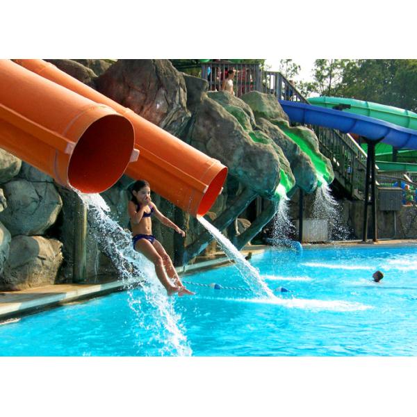 Exciting Huge Young People Fiberglass Water Slide Water Play Equipment
