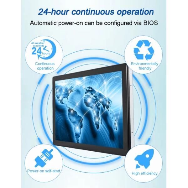 Cheap Price All in One Touch LCD Display 21.5 inch Fully-sealed industrial panel PCs 1920*1080 Monitor