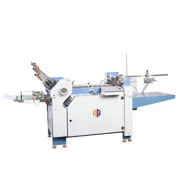 Industrial A4 Size Paper Folding Machine , Auto Paper Folder With 6 Buckle Plate