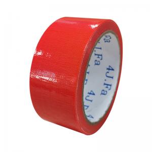 China Customizable Logo Single Sided Red Duct Tape No Residue on sale