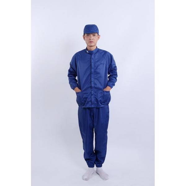 Anti Static Stand Collar Uniform Set Perfect For Electronics And Pharma Professionals In Controlled Workspaces