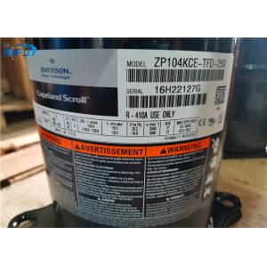 Quality Hermetic Scroll Copeland Compressor ZP104KCE-TFD-250 for sale