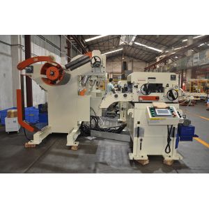 Automatic NC Feeder Machine Pneumatic Mandrel Expansion Uncoiler Leveler Feeder