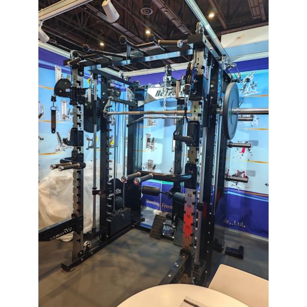Complete Strength Training System: Power Cage, Squat Rack, and Multi-Functional Smith Machine