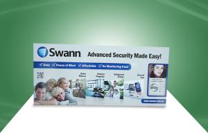 Custom Point Of Purchase Sidekick Power Wing Display Table TOP with UV or PP Laminated