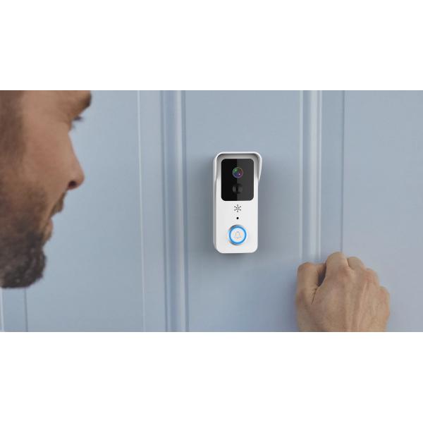 FCC Approved IP54 WIFI Video Doorbells 128G H 265 Tuya Smart Doorbell