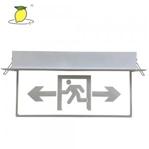 China New exit light led Rechargeable led exit sign light led exit emergency sign on sale