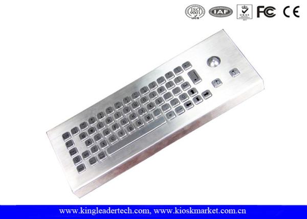Buy USB Interface Desktop Rugged Keyboard Trackball With 65 Keys at wholesale prices
