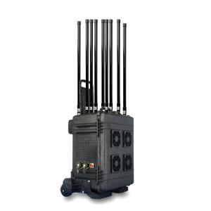 Long Range Quadcopter Portable Jammer System Pulse Sweep Lightweight Remote Control Ethernet