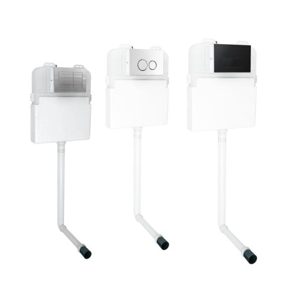 Conceal Tank Bracket Chaozhou OVS Modern Ceramic Toilet WC Dual-Flush Style with Frame