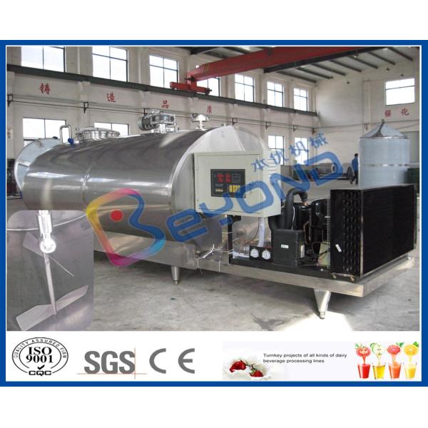 Milk Cooling Stainless Steel Tanks for Cooling / Storage Fresh Milk Customized Size