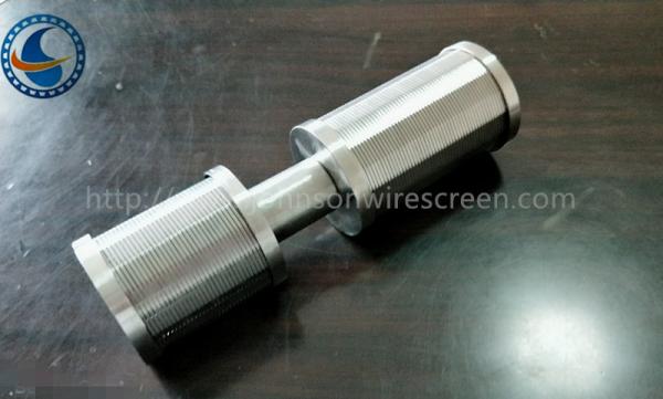 Buy SS Johnson Wedge Wire Screen Nozzle Customize For Client 0.05-1mm Slot Size at wholesale prices