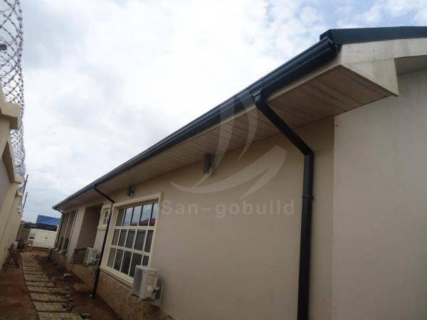 Kenya PVC Rain Gutter / PVC Roof Gutter Philipines 