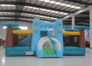 China Attractive Dinosaur World Big Jumpy House , Outdoor Jurassic Park Kids Bounce House on sale