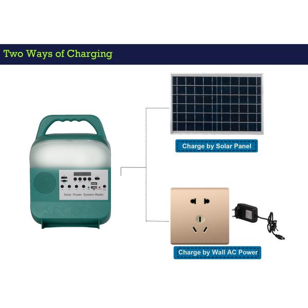 IP65 Waterproof Solar Emergency Alarm Light 8000mAh With Motion Sensor