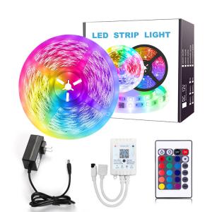 Quality LED Lights Strip with Color Changing Dimmable with Remote Control for Low Power Colorful Waterproof Energy Saving With Wifi for sale