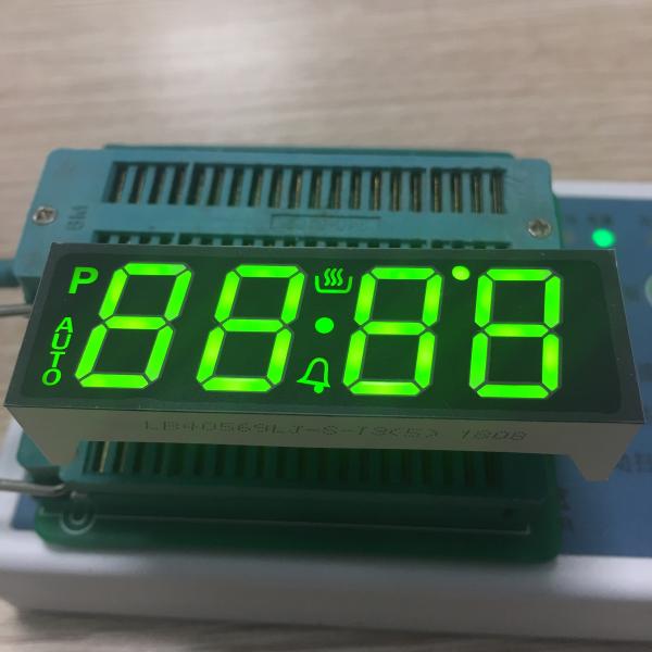 Buy SMT PINS Custom LED Display 7 Segment 4 Digit Super Bright Green For Oven Controller at wholesale prices