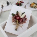 Handmade Beautiful Dried Flowers Greeting Cards For Home / Wedding Decoration